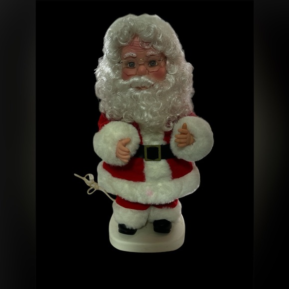 Vintage Santa's Best Christmas Animated Santa Claus Figure Works Great - Picture 1 of 5